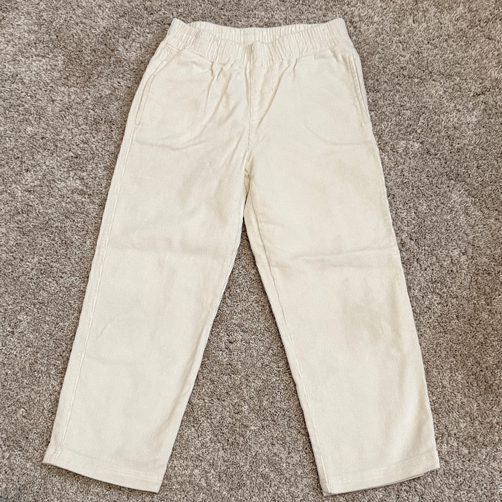 Beaufort Bonnet boys Cream corduroy Pants. Size 6. Like new